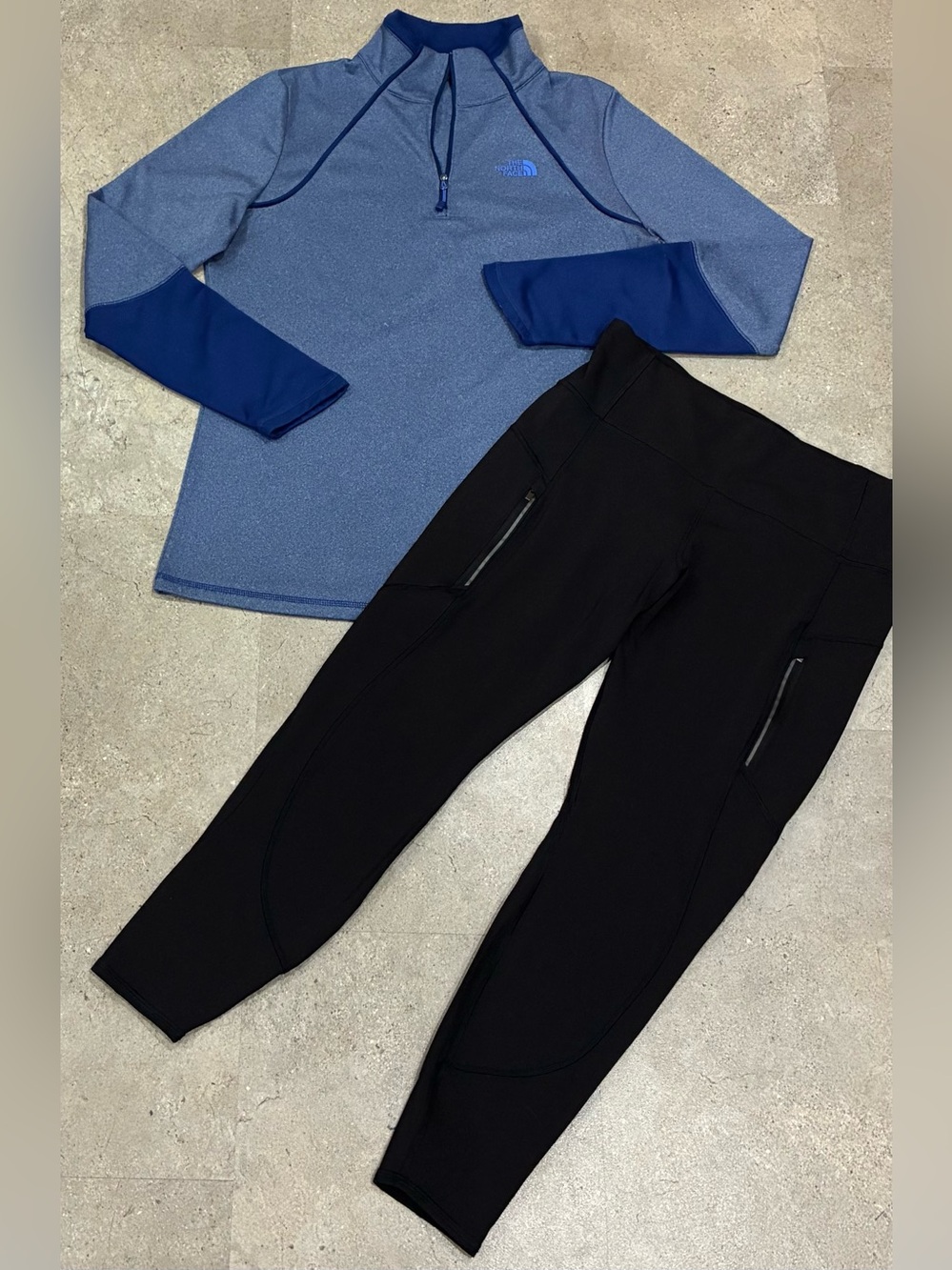 Women’s NORTH FACE/ATHLETA Pullover Sweatshirt & Leggings, sz Large